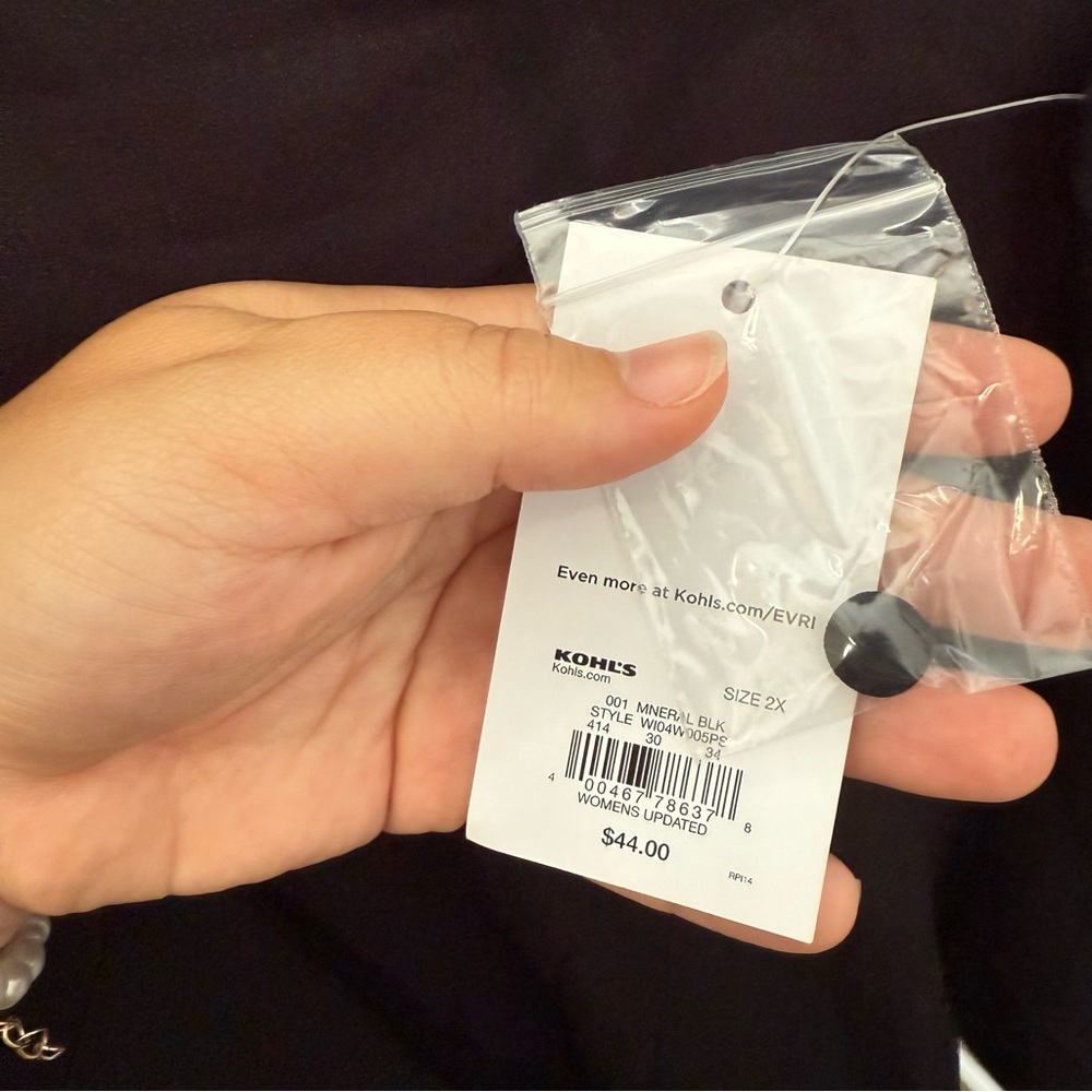EVRI Tunic Black Long Sleeve (A10) - Picture 6 of 7